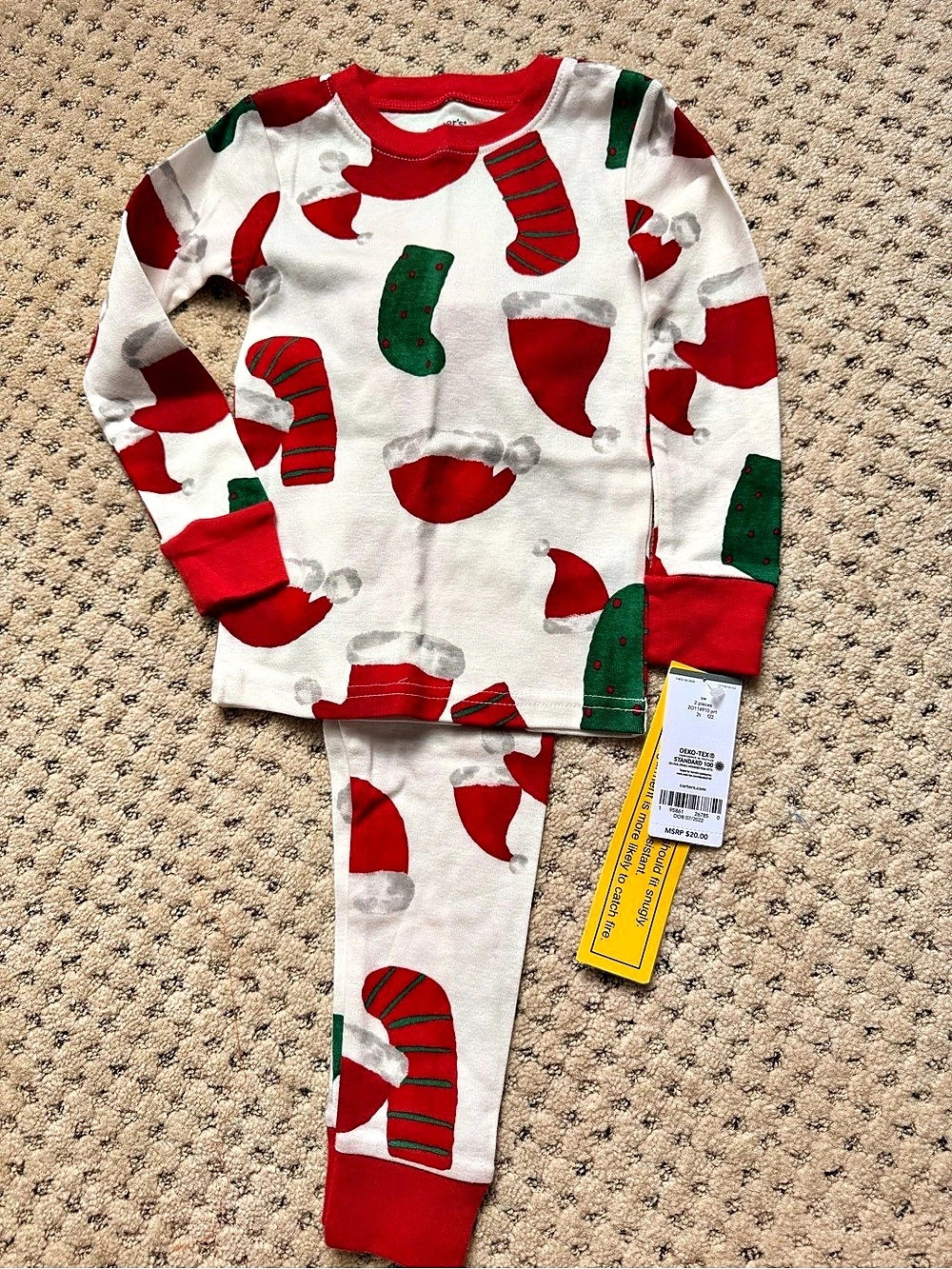 Carter's Christmas Holiday Icon Snug Fit Pajama Set